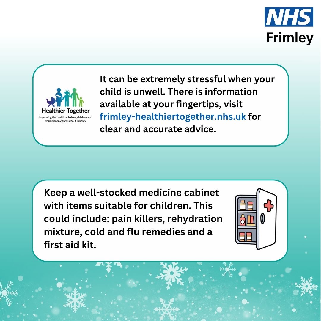 Winter tips social media image - caring for children 2